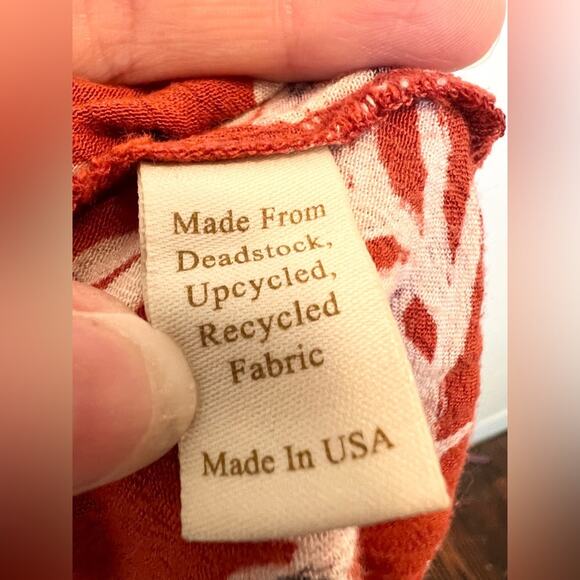 Christy Dawn Mia dress in Crimson Vine Cottagecore orange floral XS sustainable - Picture 9 of 14